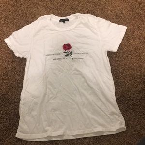 PACSUN WHITE T-SHIRT